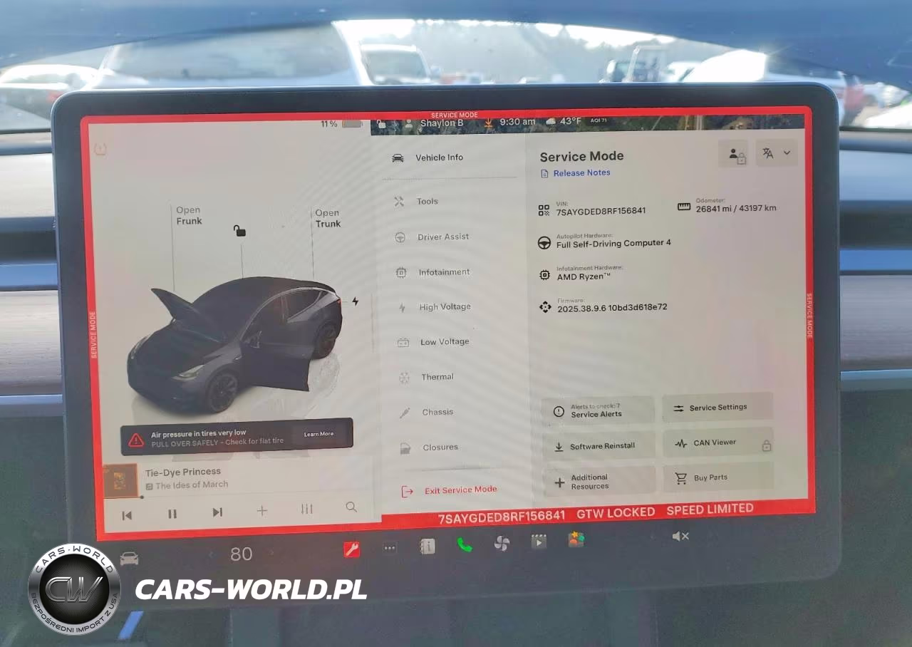 2024 Tesla Model Y VIN:7SAYGDED8RF156841 - 9