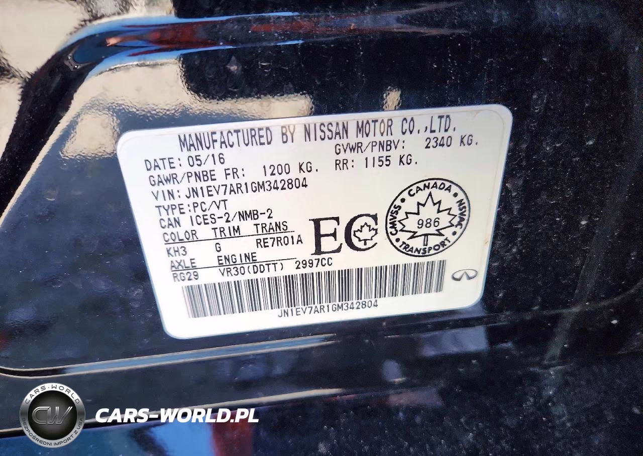2016 Infiniti Q50 3.0T Premium VIN:JN1EV7AR1GM342804 - 12