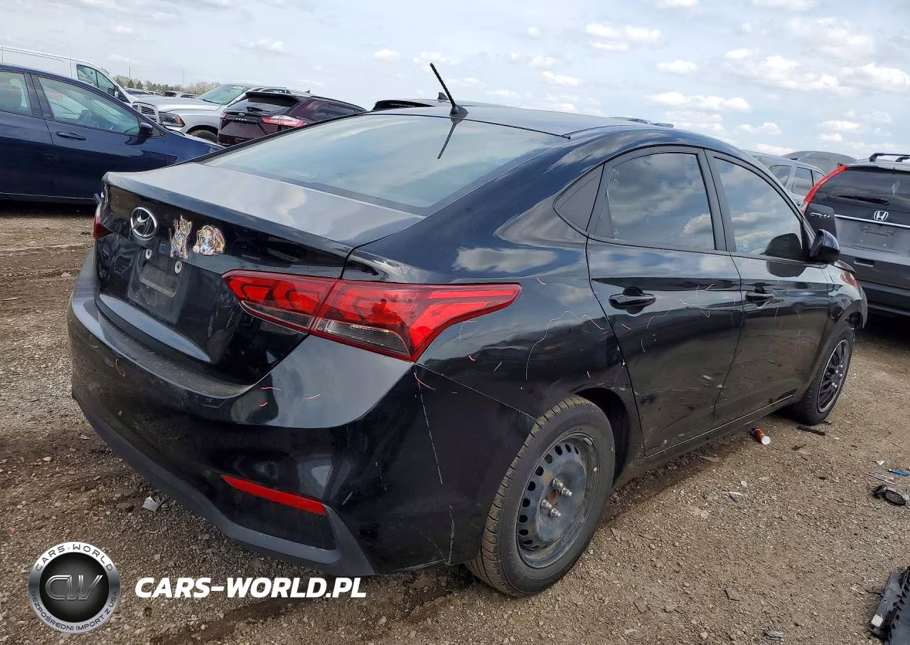 2021 Hyundai Accent Se VIN:3KPC24A62ME131638 - 3
