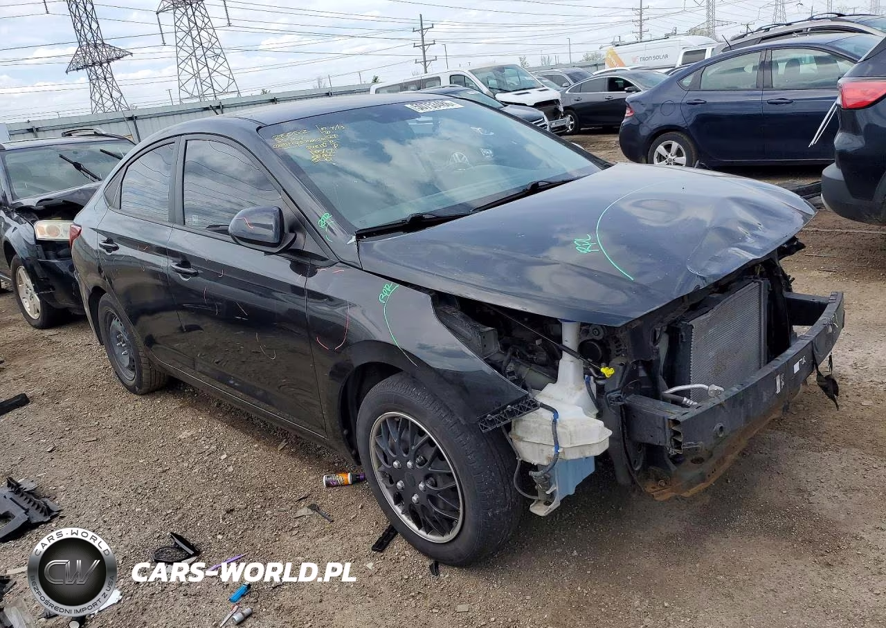2021 Hyundai Accent Se VIN:3KPC24A62ME131638 - 4