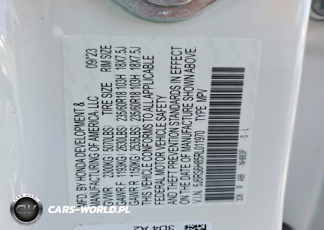 2024 Honda Cr-V Sport-L VIN:5J6RS6H85RL011970 - 14