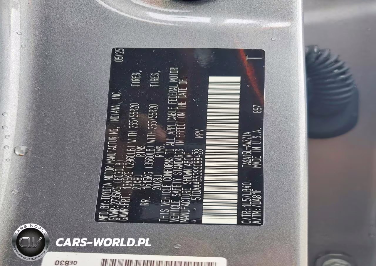 2025 Toyota Grand Highlander Platinum VIN:5TDAAAB53SS088428 - 14