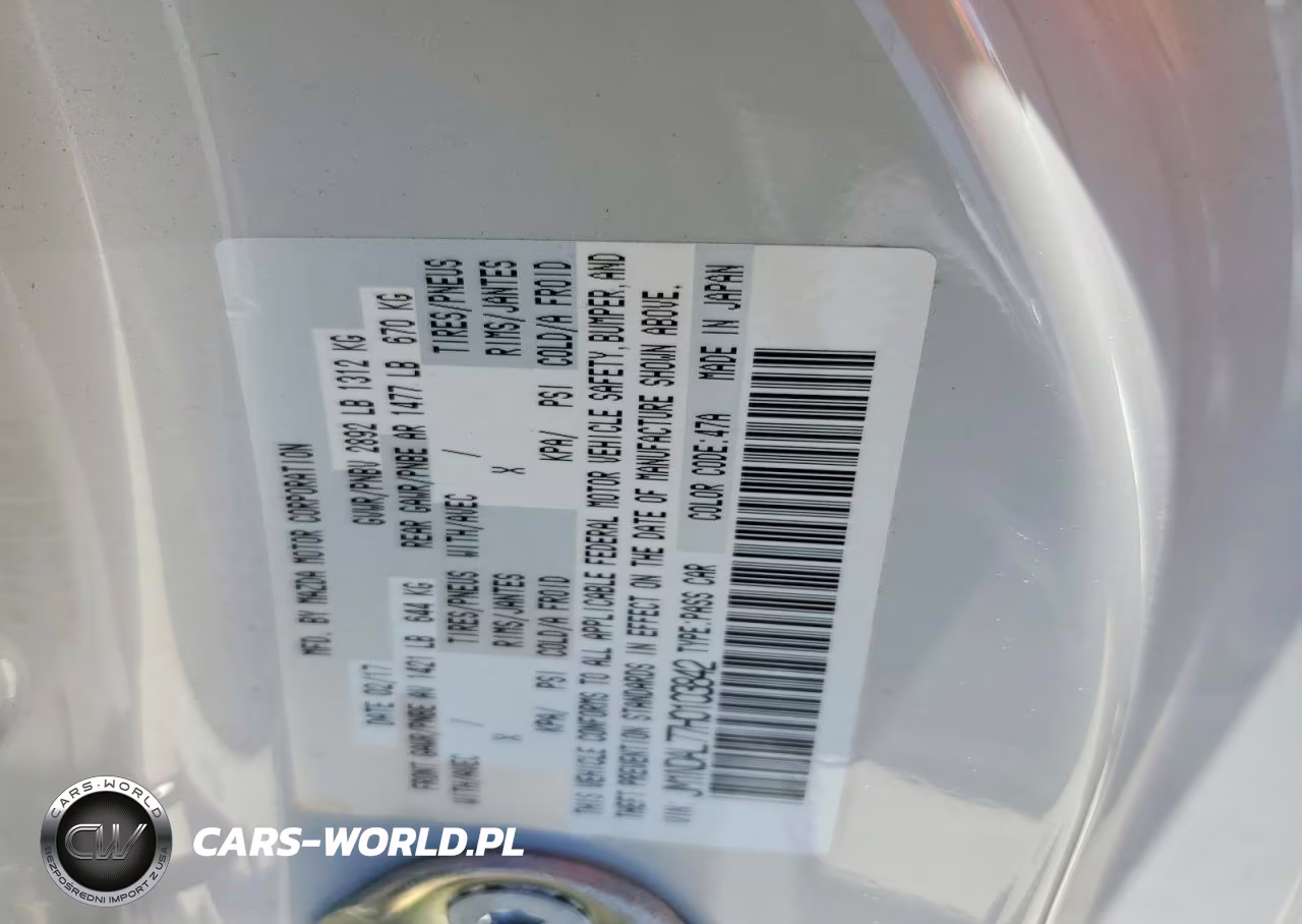 2017 Mazda Mx-5 Miata Club VIN:JM1NDAL77H0103842 - 12