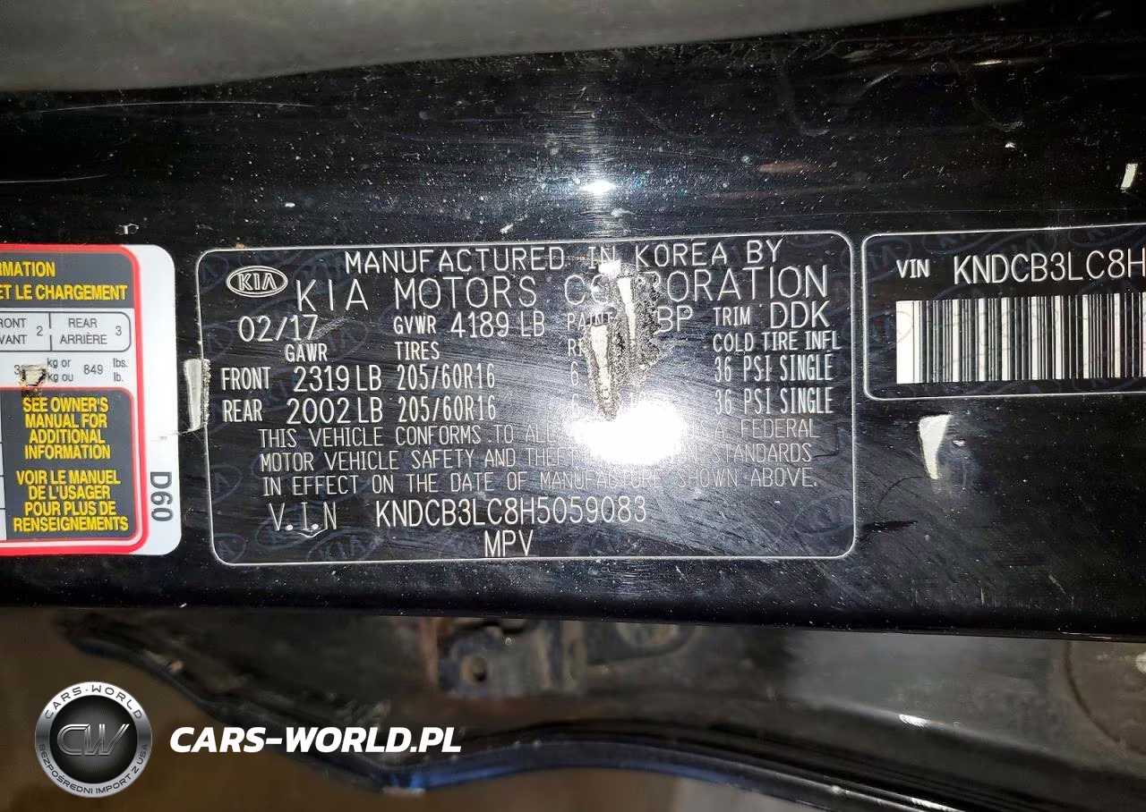 2017 Kia Niro Lx VIN:KNDCB3LC8H5059083 - 14