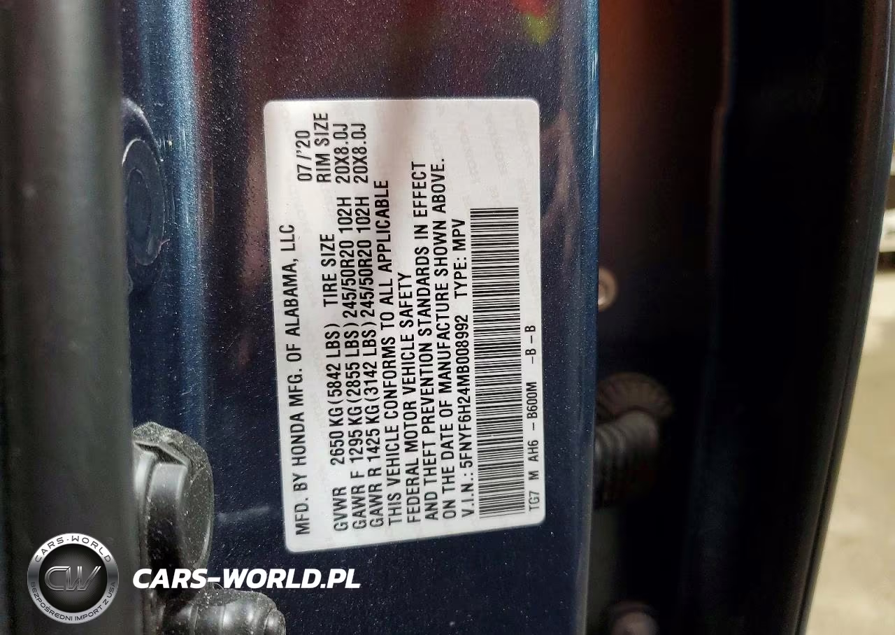 2021 Honda Pilot Se VIN:5FNYF6H24MB008992 - 13