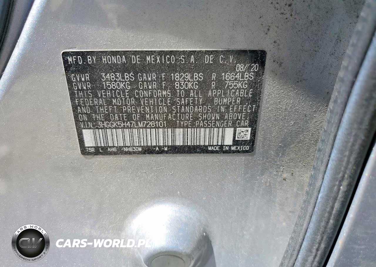 2020 Honda Fit Lx VIN:3HGGK5H47LM726101 - 12
