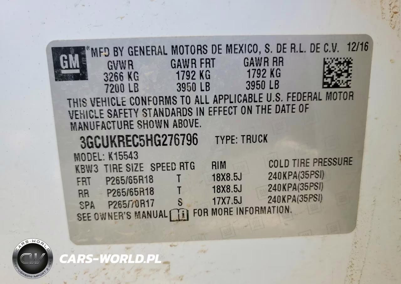 2017 Chevrolet Silverado K1500 Lt VIN:3GCUKREC5HG276796 - 13