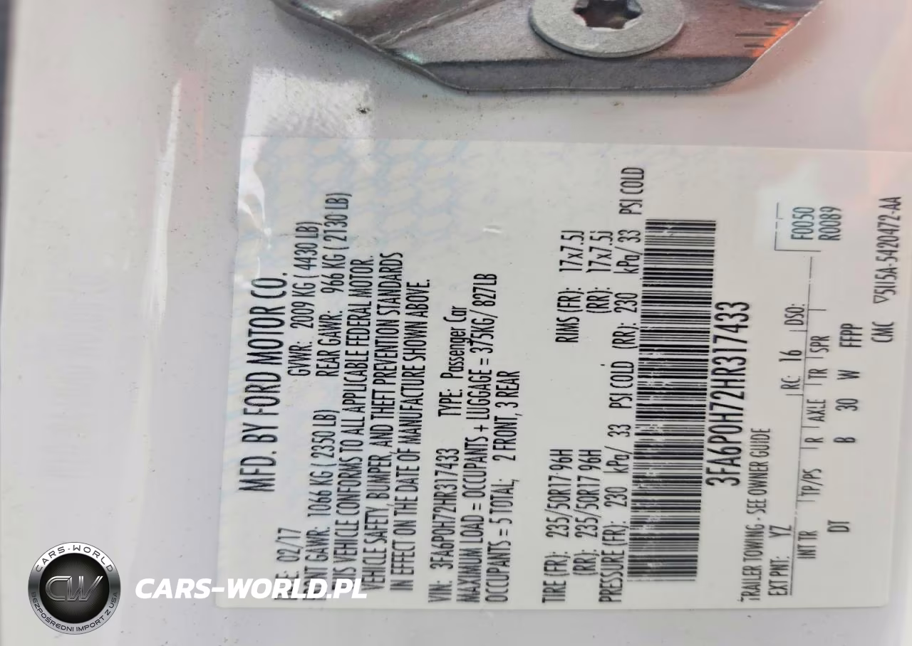 2017 Ford Fusion Se VIN:3FA6P0H72HR317433 - 12