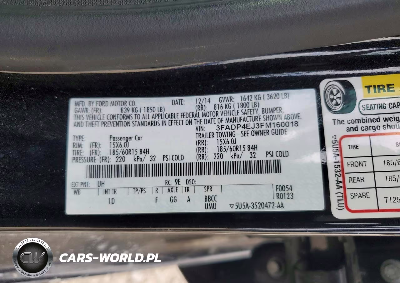 2015 Ford Fiesta Se VIN:3FADP4EJ3FM160018 - 13