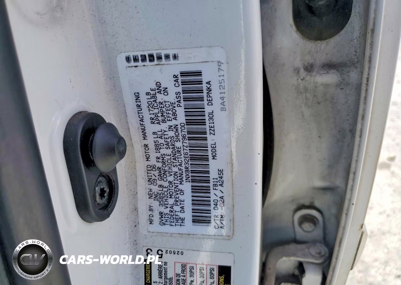 2007 Toyota Corolla Le VIN:1NXBR32E67Z796700 - 12