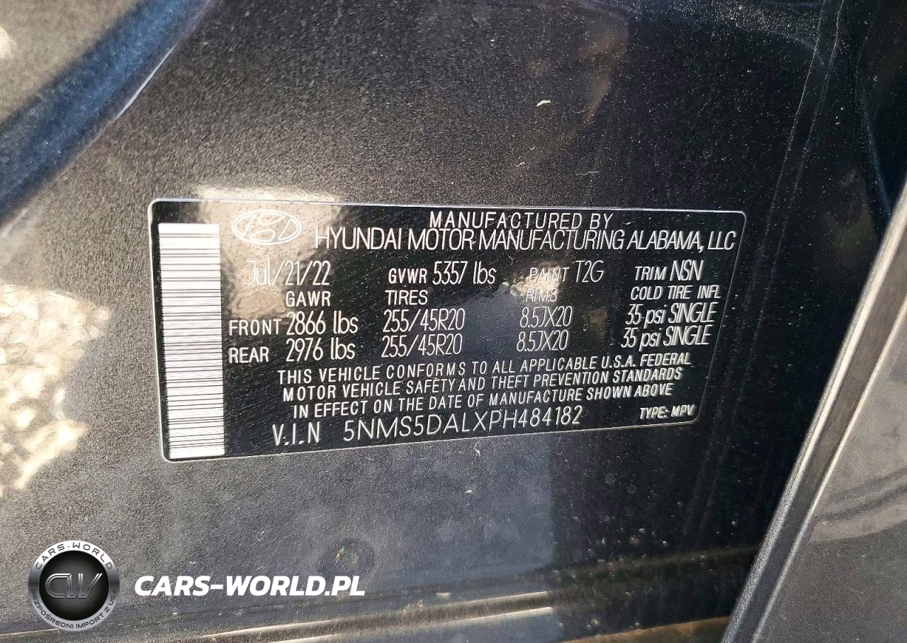 2023 Hyundai Santa Fe Calligraphy VIN:5NMS5DALXPH484182 - 14