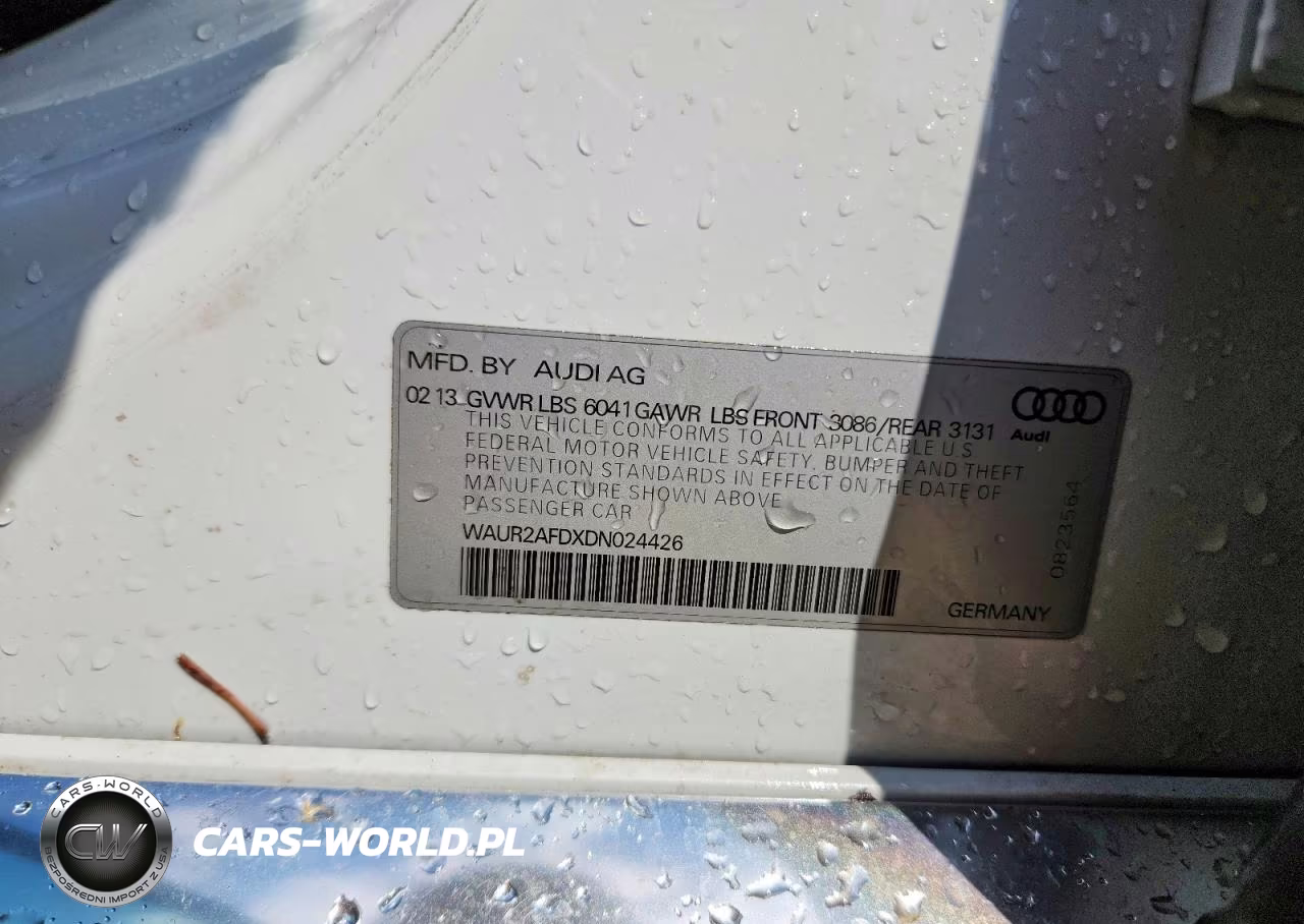 2013 Audi A8 L Quattro VIN:WAUR2AFDXDN024426 - 12