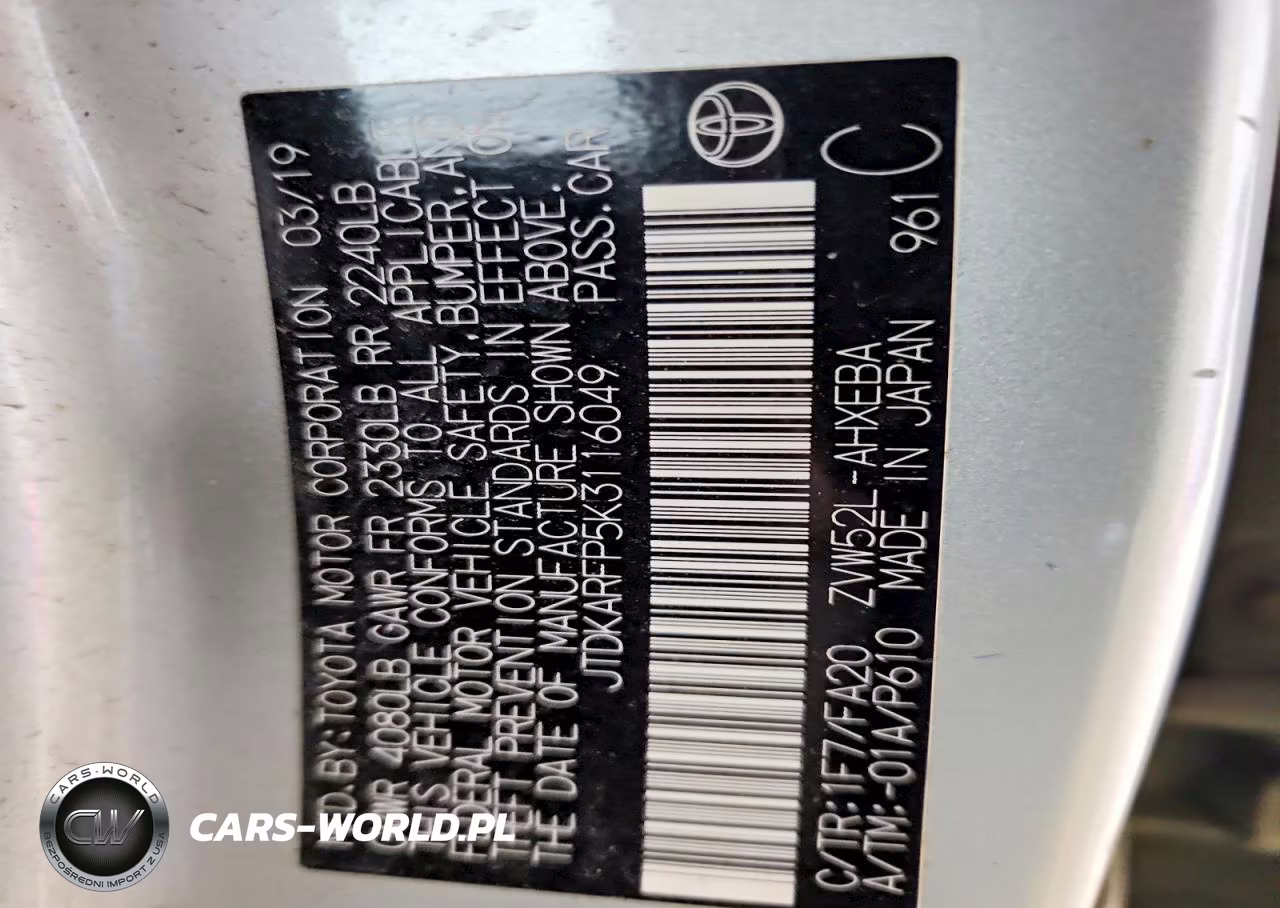 2019 Toyota Prius Prime Plus VIN:JTDKARFP5K3116049 - 12