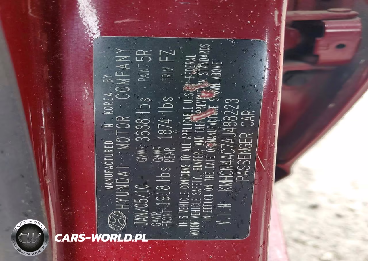 2010 Hyundai Accent Gls VIN:KMHCN4AC7AU488223 - 13