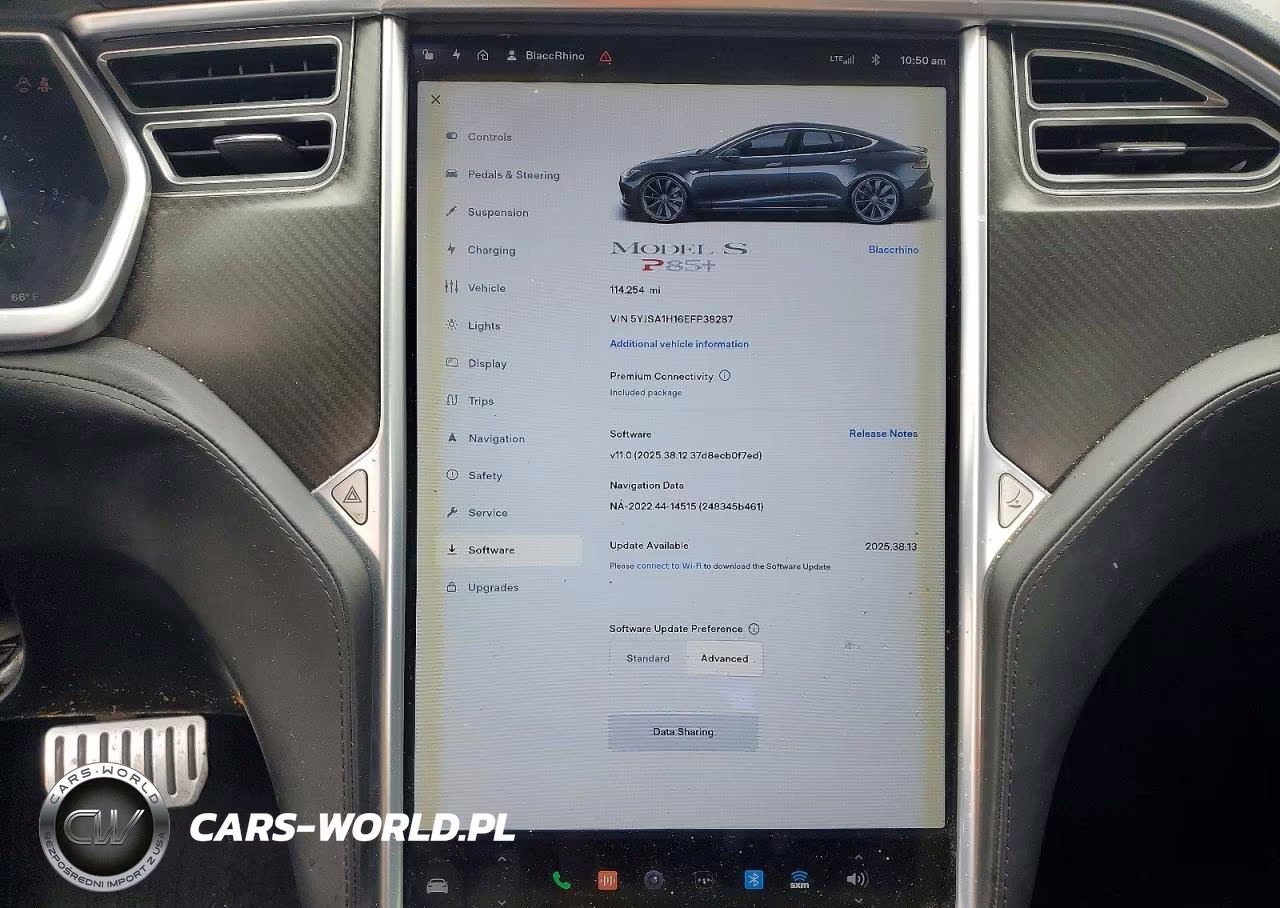 2014 Tesla Model S VIN:5YJSA1H16EFP38287 - 9