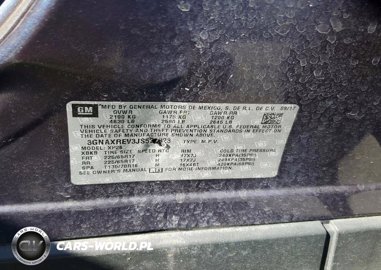 2018 Chevrolet Equinox Ls VIN:3GNAXREV3JS523023 - 13