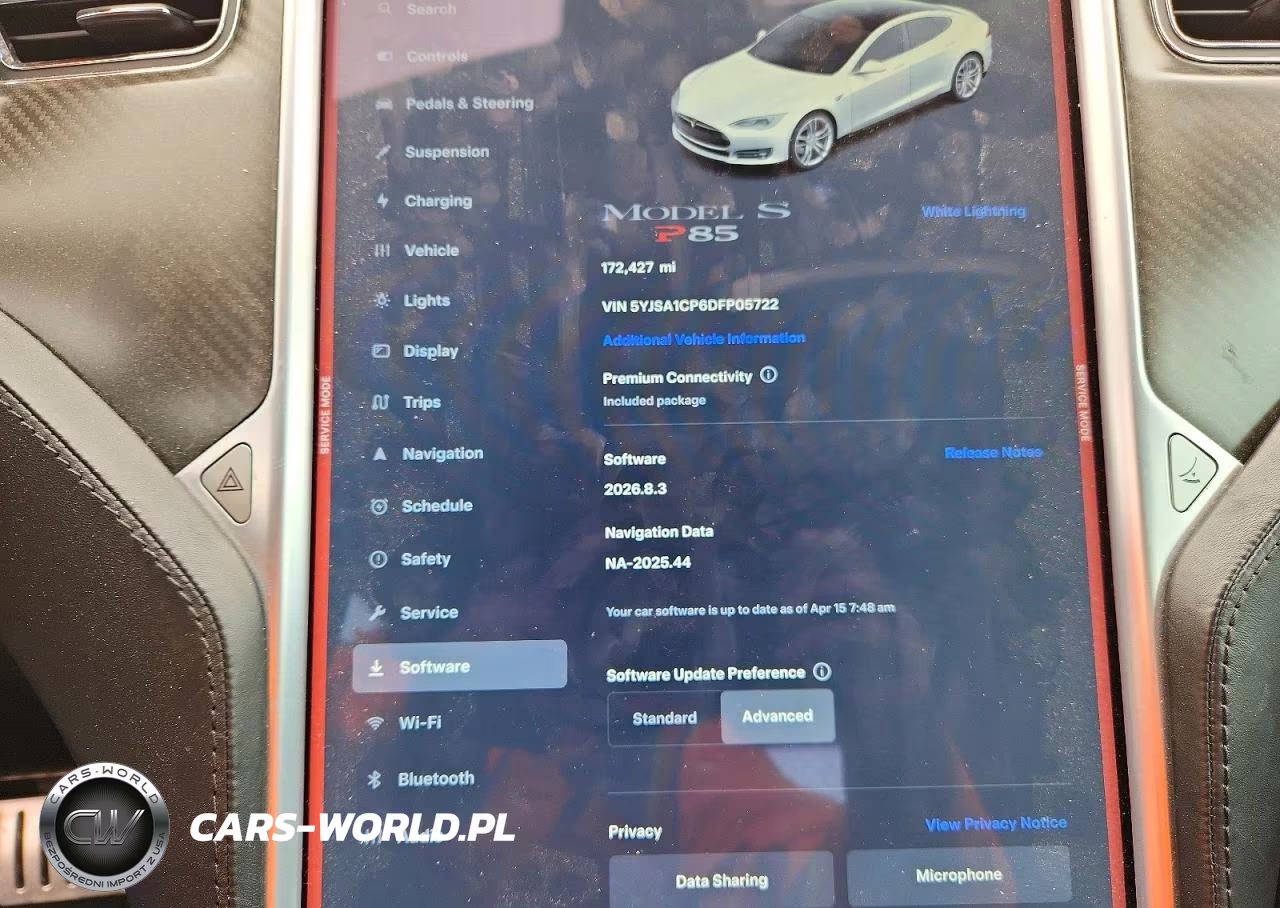 2013 Tesla Model S VIN:5YJSA1CP6DFP05722 - 9