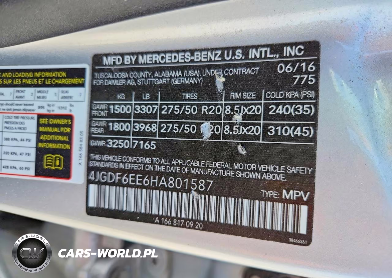 2017 Mercedes-Benz Gls 450 4Matic VIN:4JGDF6EE6HA801587 - 13