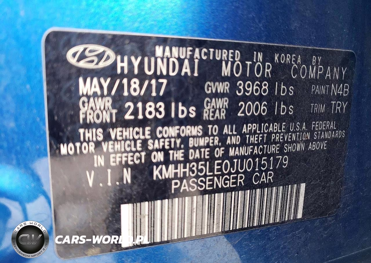 2018 Hyundai Elantra Gt Base VIN:KMHH35LE0JU015179 - 12