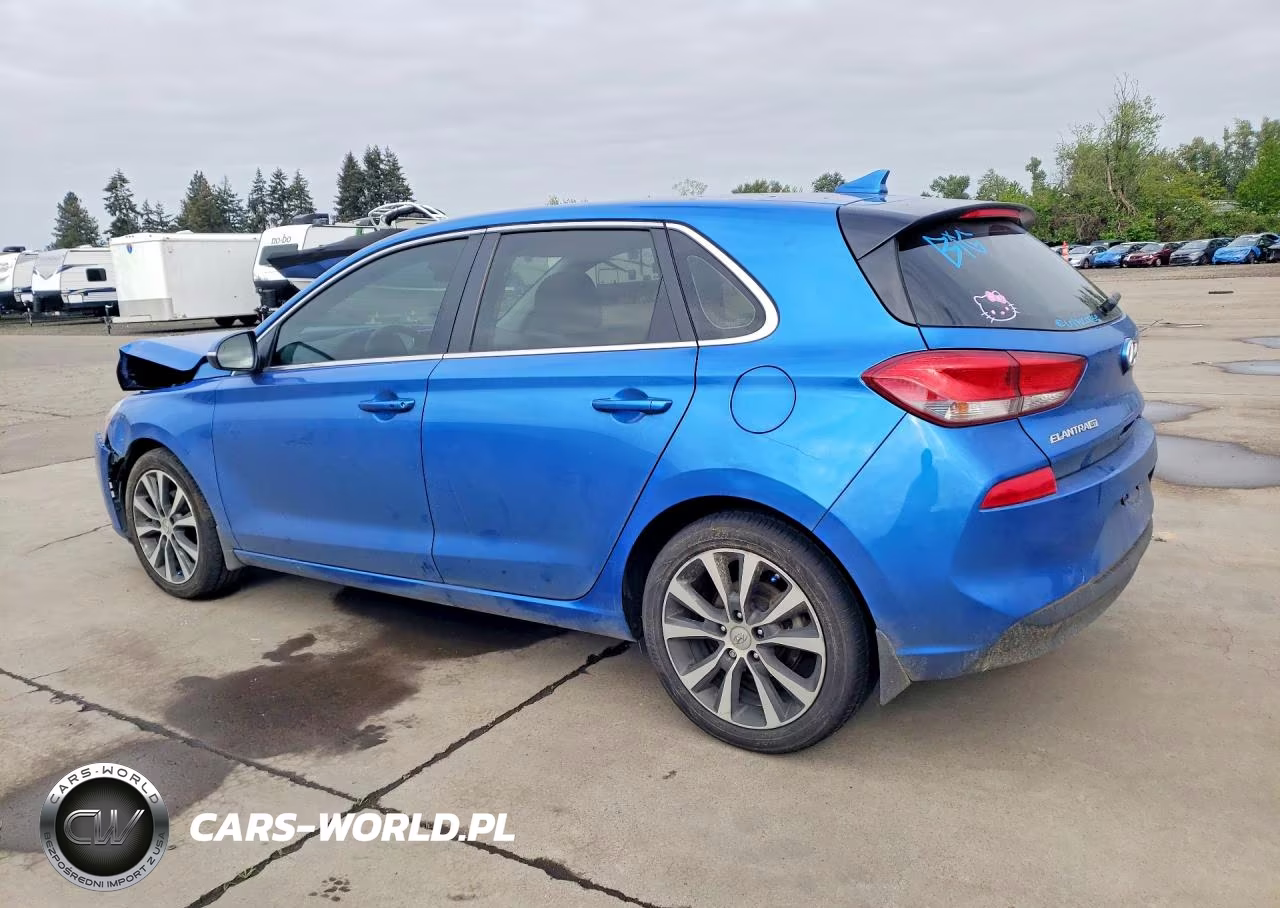 2018 Hyundai Elantra Gt Base VIN:KMHH35LE0JU015179 - 2