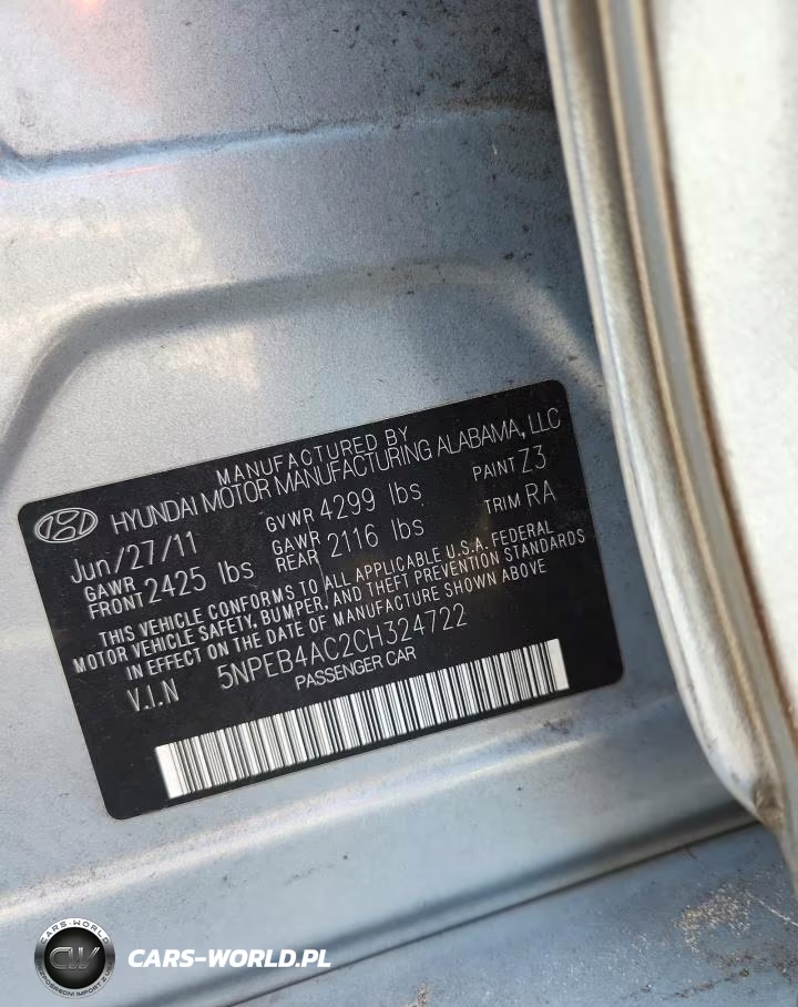 2012 Hyundai Sonata Gls VIN:5NPEB4AC2CH324722 - 12