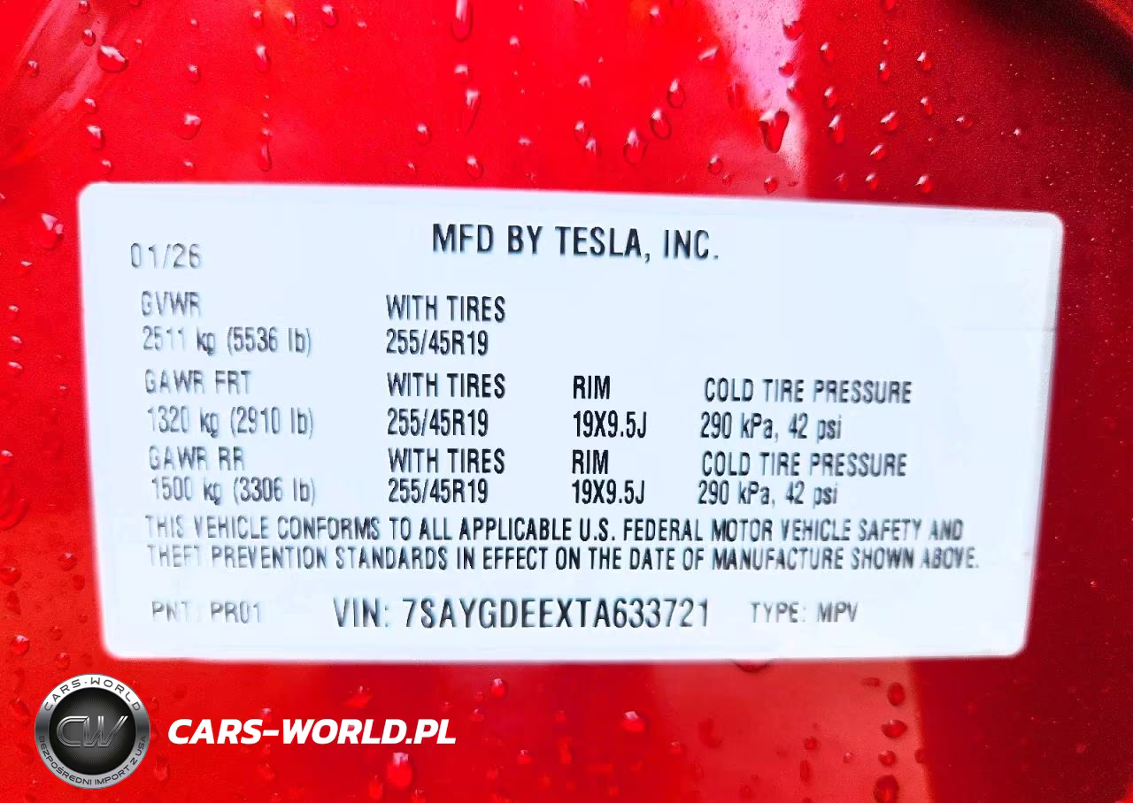 2026 Tesla Model Y VIN:7SAYGDEEXTA633721 - 13