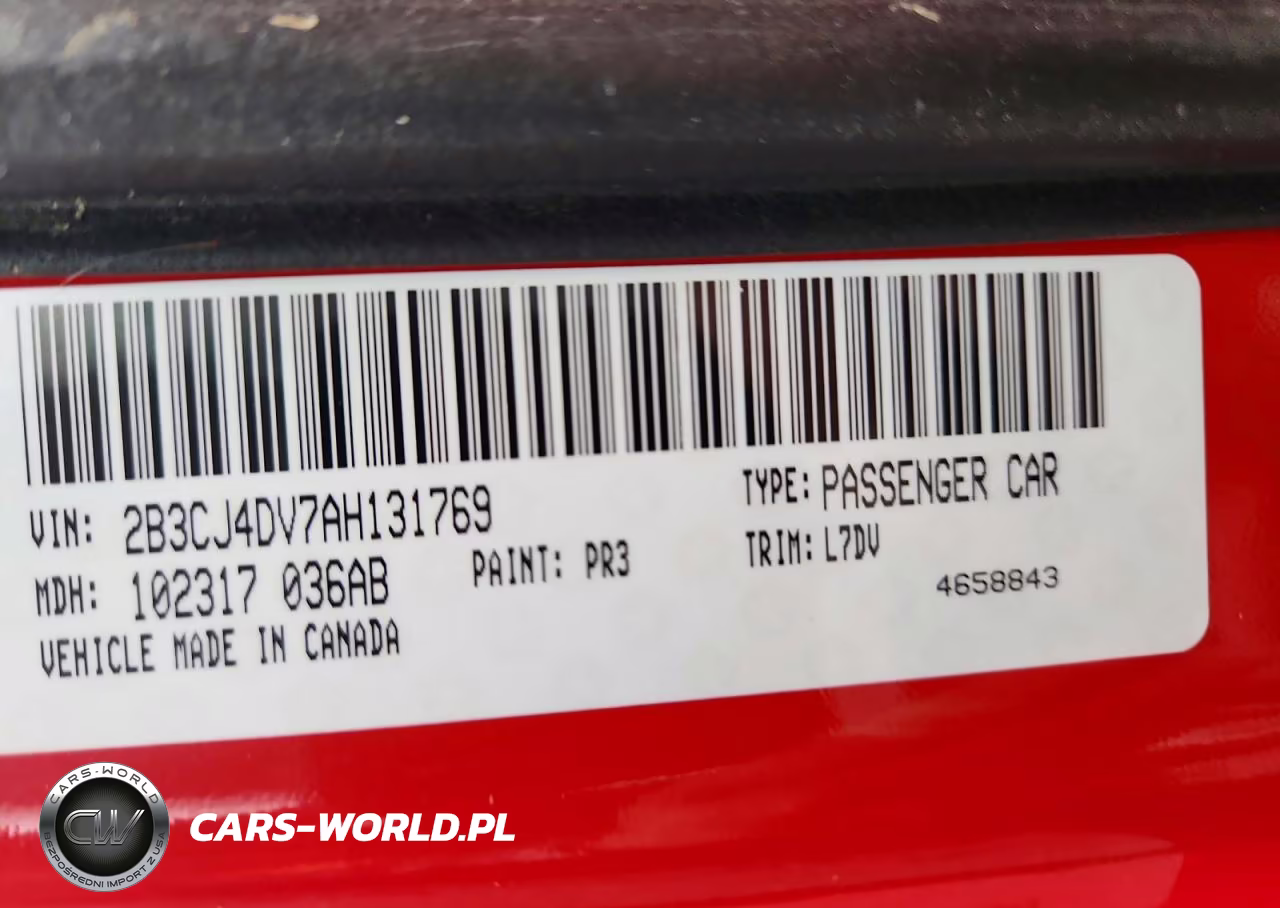2010 Dodge Challenger Se VIN:2B3CJ4DV7AH131769 - 13