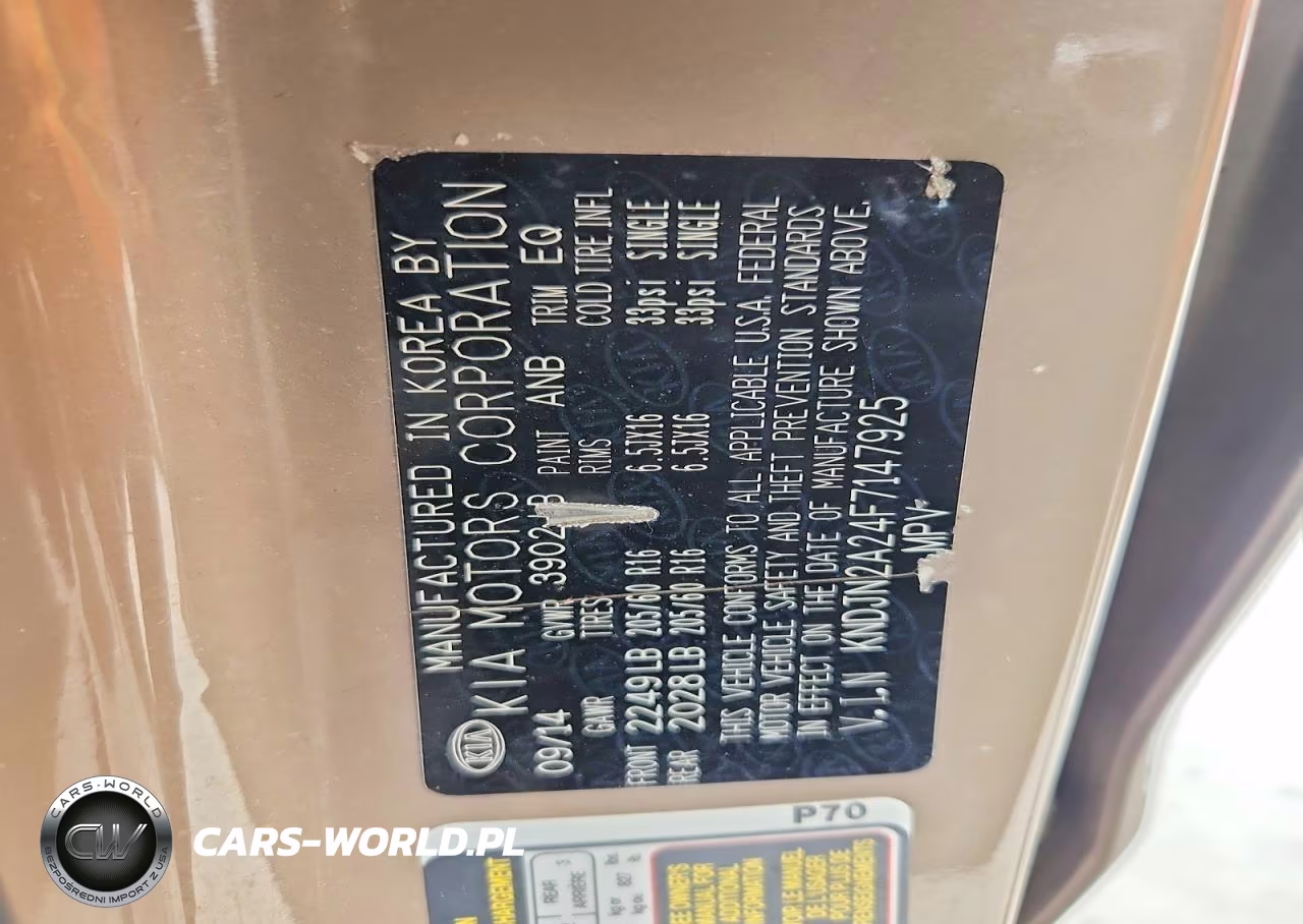 2015 Kia Soul Base VIN:KNDJN2A24F7147925 - 13