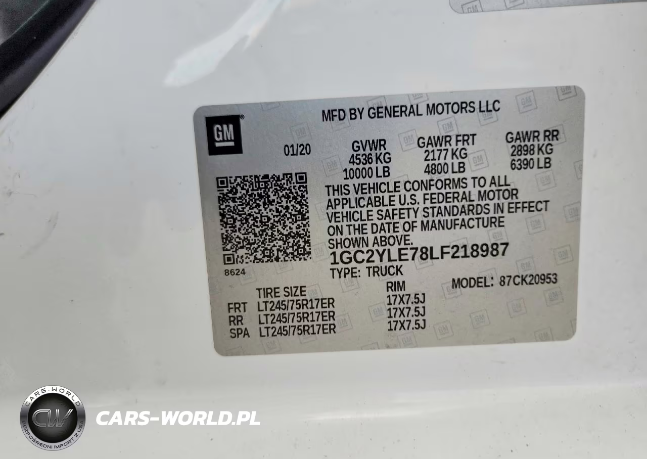 2020 Chevrolet Silverado K2500 Heavy Duty VIN:1GC2YLE78LF218987 - 12