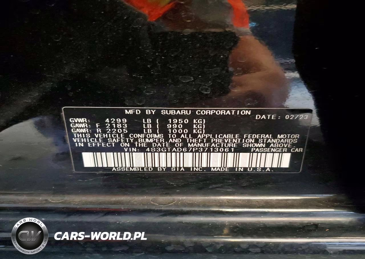 2023 Subaru Impreza Premium VIN:4S3GTAD67P3713061 - 13