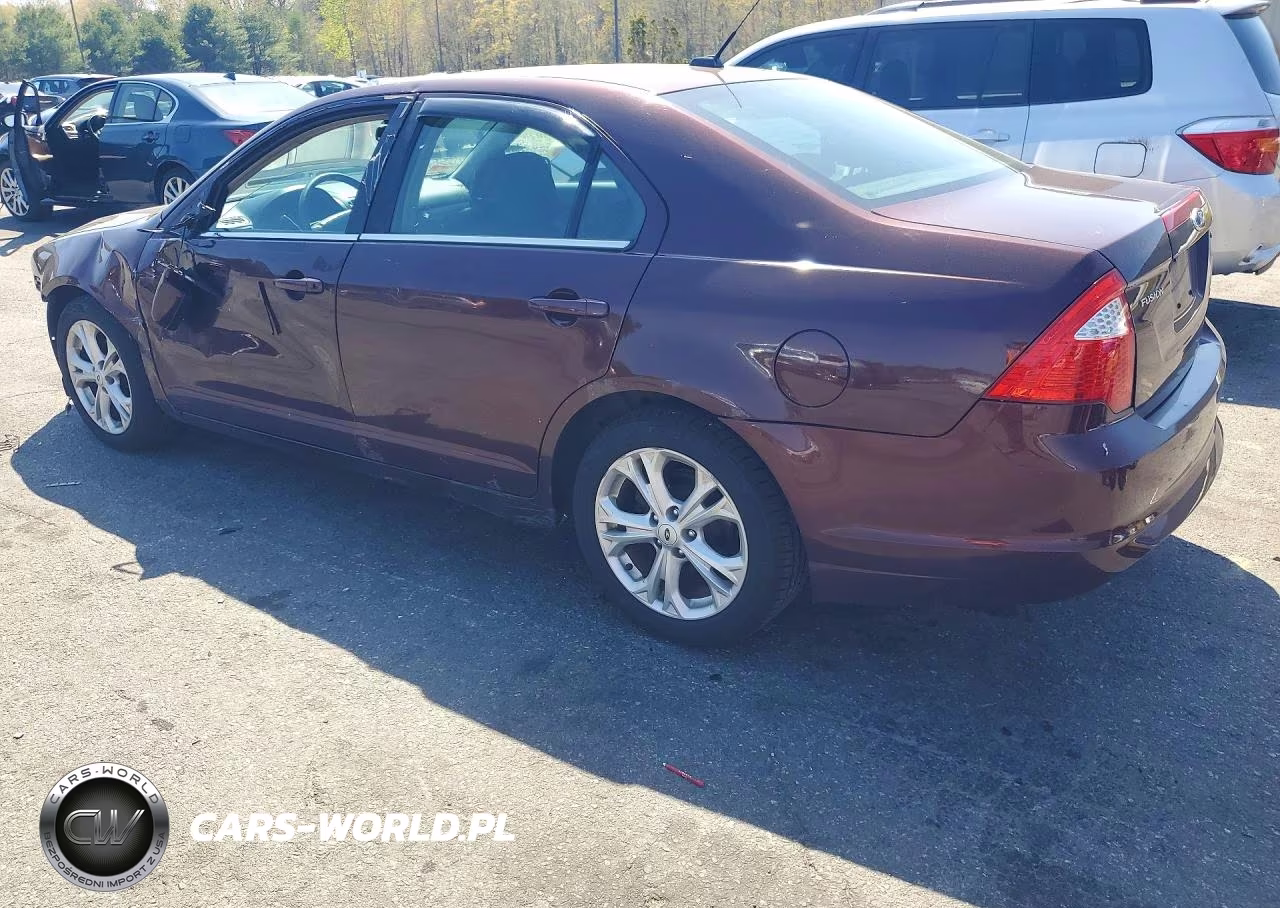 2012 Ford Fusion Se VIN:3FAHP0HAXCR147609 - 2