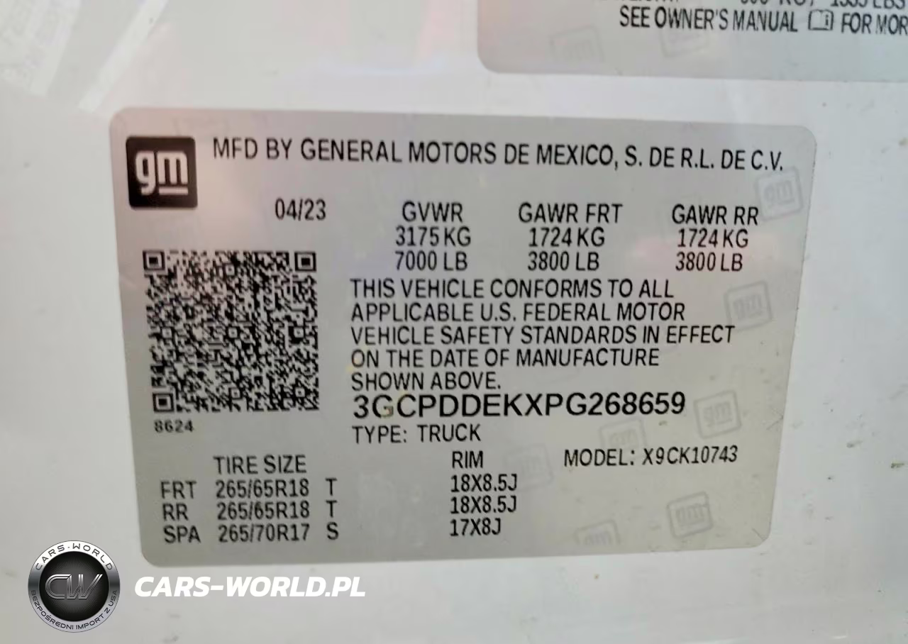 2023 Chevrolet Silverado K1500 Lt VIN:3GCPDDEKXPG268659 - 13