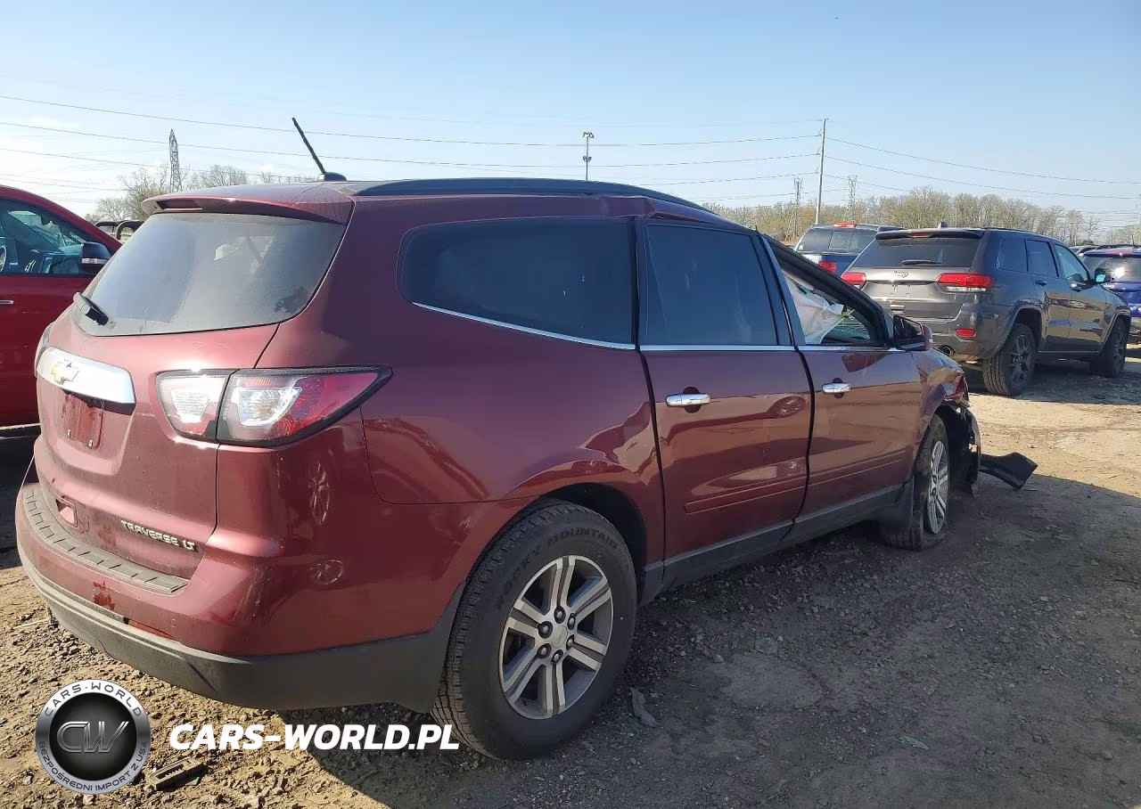 2015 Chevrolet Traverse Lt VIN:1GNKRGKD6FJ369852 - 3