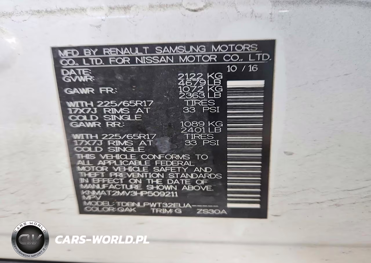 2017 Nissan Rogue S VIN:KNMAT2MV3HP509211 - 13