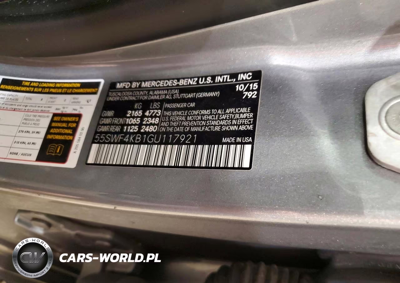 2016 Mercedes-Benz C 300 4Matic VIN:55SWF4KB1GU117921 - 12