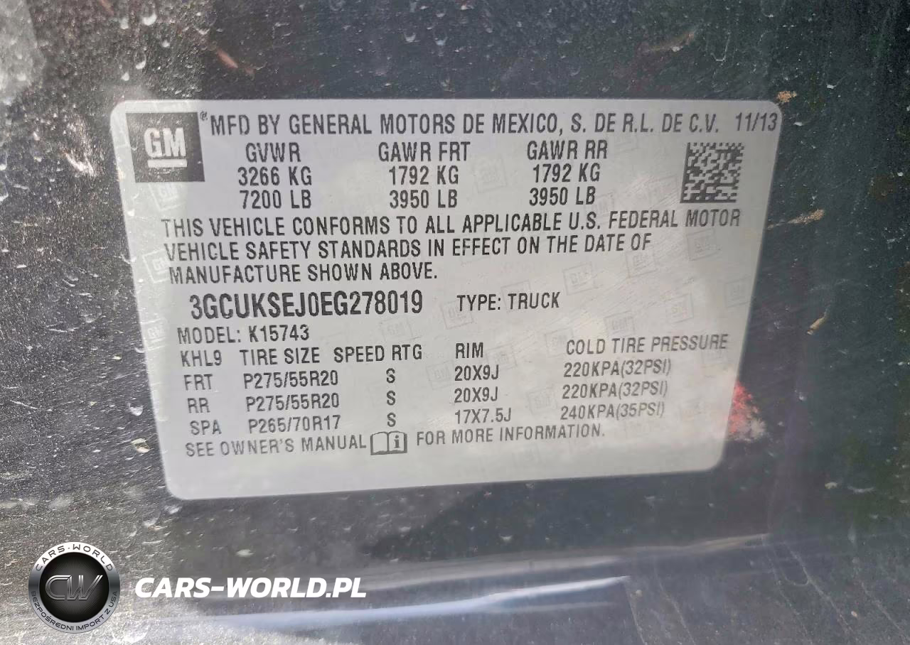 2014 Chevrolet Silverado K1500 Ltz VIN:3GCUKSEJ0EG278019 - 12