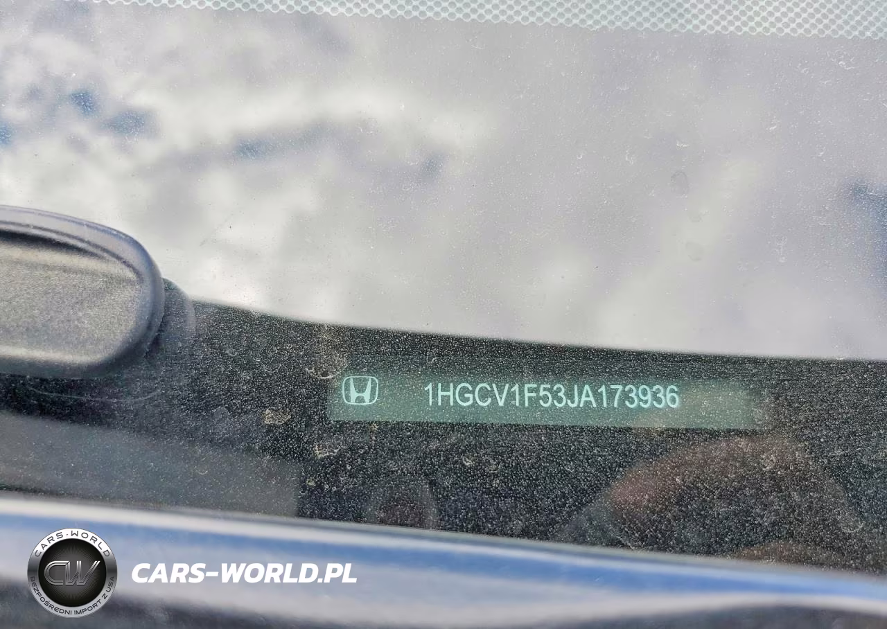 2018 Honda Accord Exl VIN:1HGCV1F53JA173936 - 12