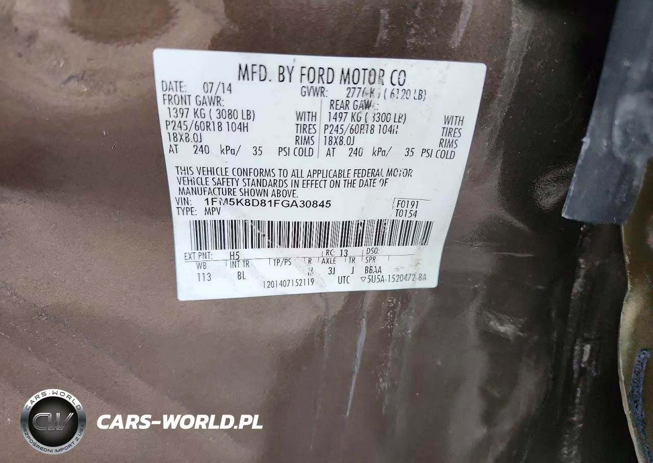 2015 Ford Explorer Xlt VIN:1FM5K8D81FGA30845 - 13