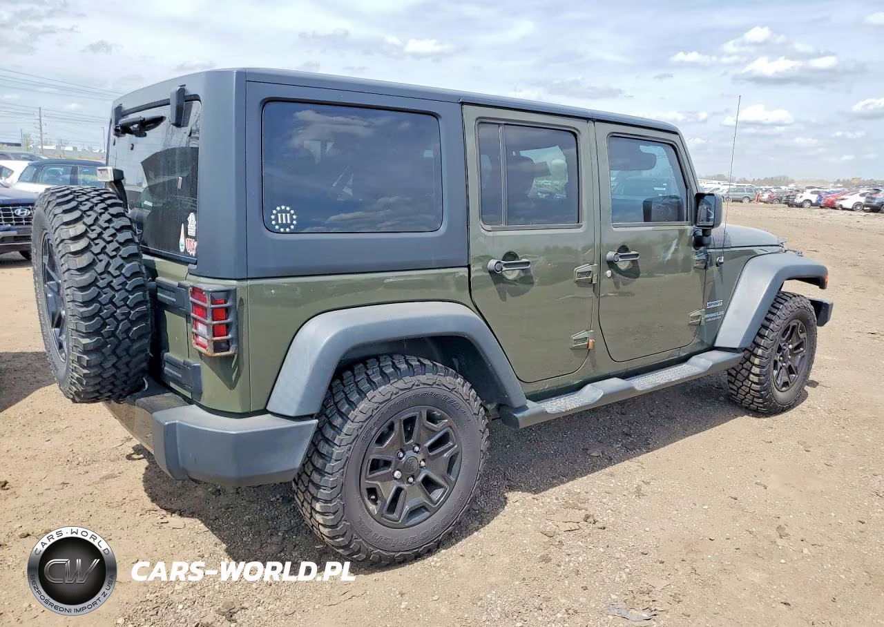 2016 Jeep Wrangler Unlimited Sport VIN:1C4BJWDG1GL130068 - 3