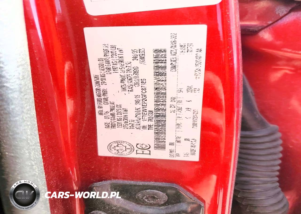 2016 Ford F150 Supercrew VIN:1FTEW1EP2GFC87185 - 12