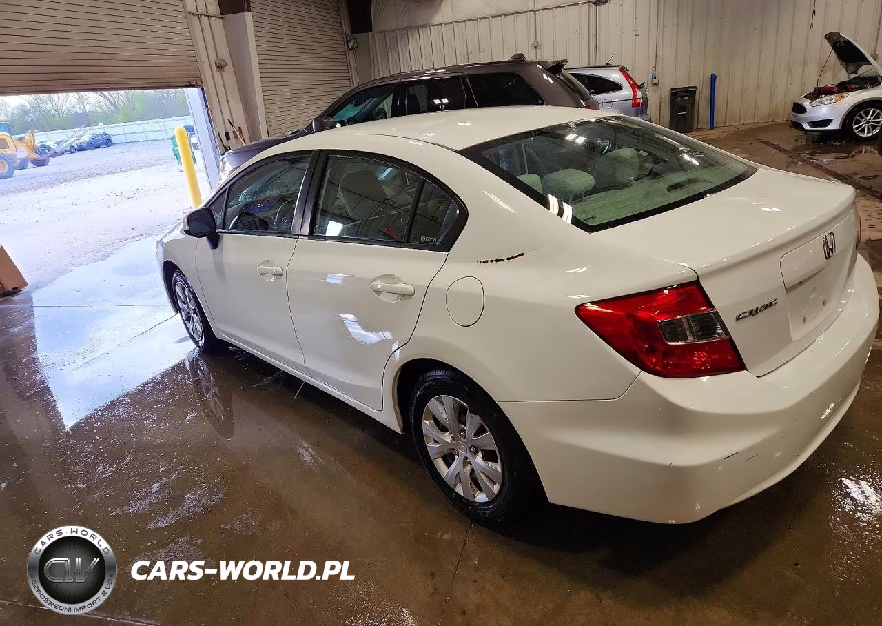 2012 Honda Civic Lx VIN:19XFB2F55CE002504 - 2