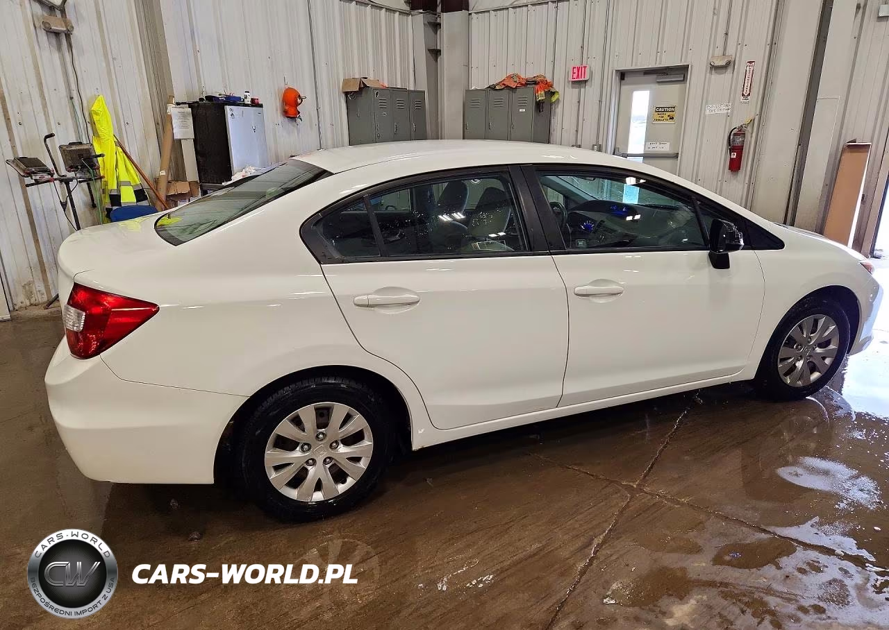 2012 Honda Civic Lx VIN:19XFB2F55CE002504 - 3