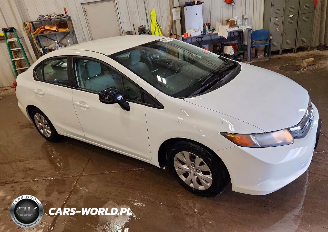 2012 Honda Civic Lx VIN:19XFB2F55CE002504 - 4