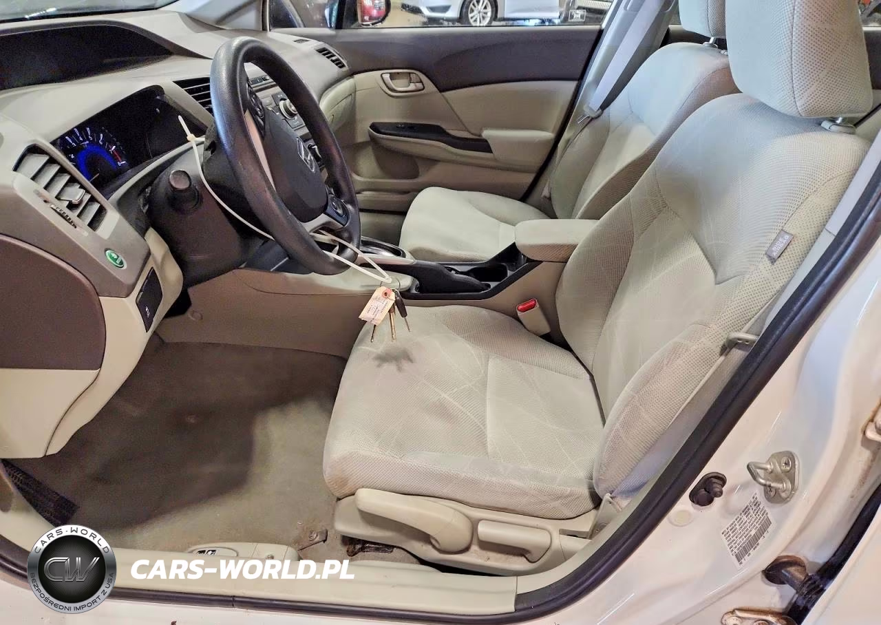2012 Honda Civic Lx VIN:19XFB2F55CE002504 - 7