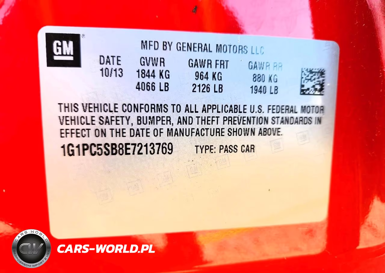 2014 Chevrolet Cruze Lt VIN:1G1PC5SB8E7213769 - 12