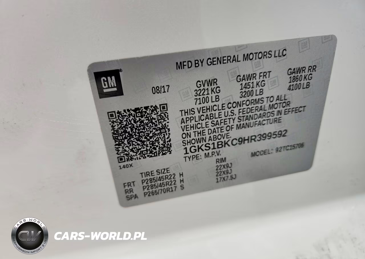 2017 GMC Yukon Slt VIN:1GKS1BKC9HR399592 - 13