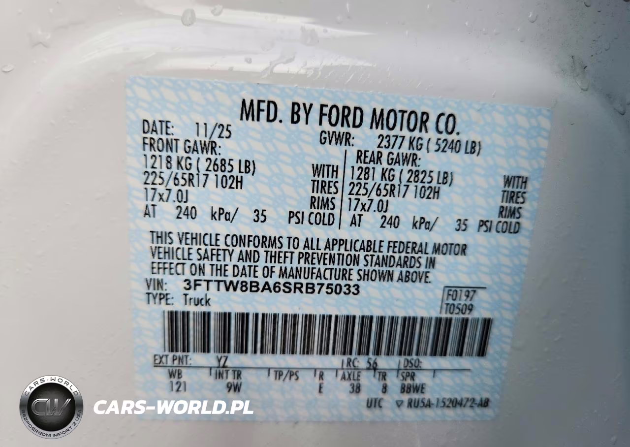 2025 Ford Maverick Xl VIN:3FTTW8BA6SRB75033 - 13