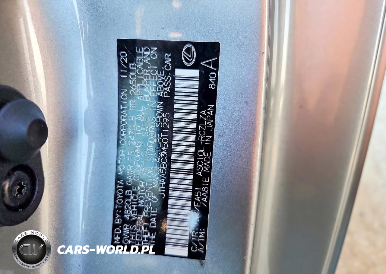 2021 Lexus Rc 300 Base VIN:JTHAA5BC3M5011295 - 12