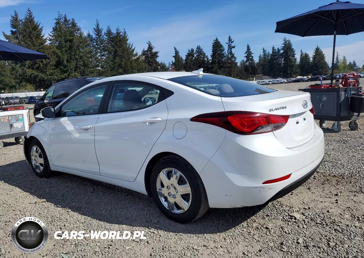 2016 Hyundai Elantra Se VIN:5NPDH4AE3GH721275 - 2