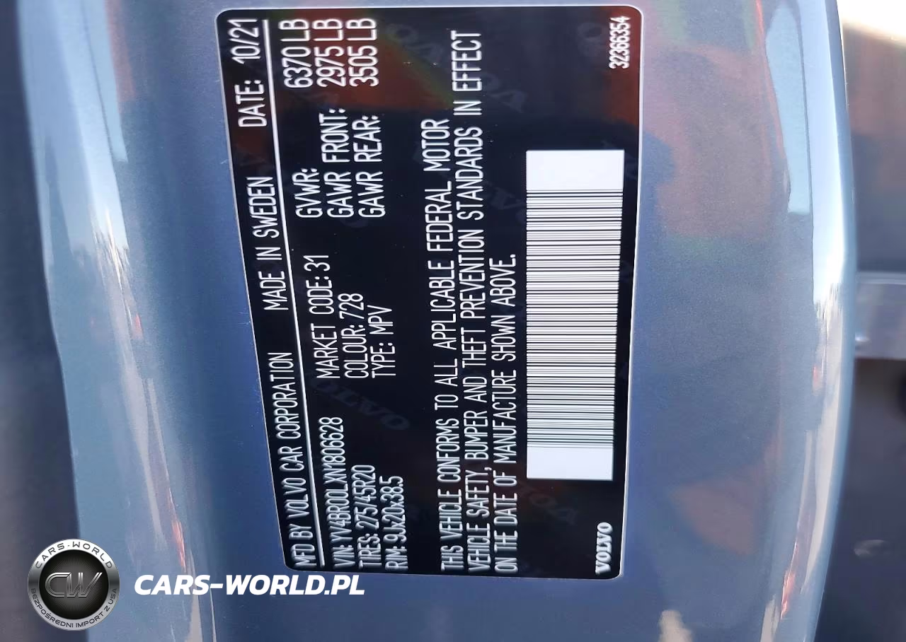 2022 Volvo Xc90 T8 Recharge Inscription VIN:YV4BR00LXN1806628 - 14
